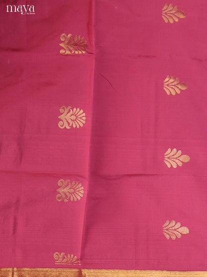 Pink & Grey -semi softsilk salwar Unstitch