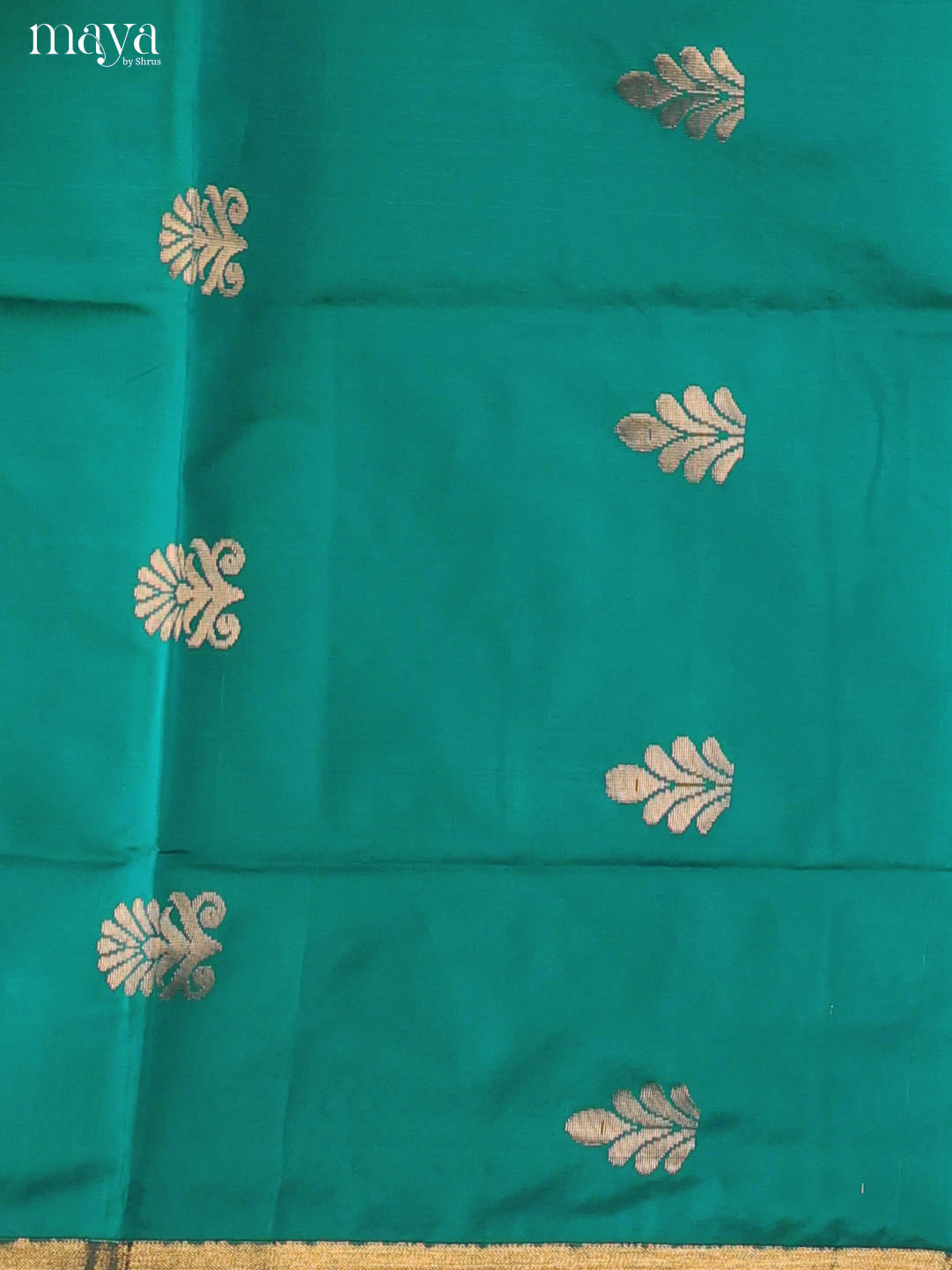 Green & Red-semi softsilk salwar Unstitch