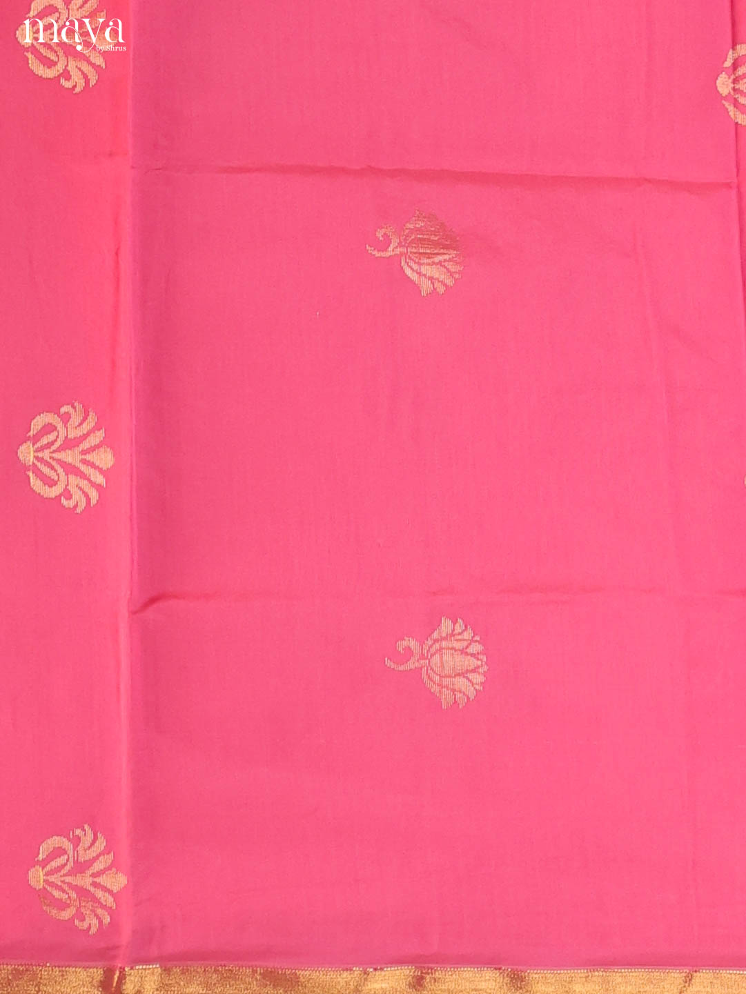 Pink & Teal-semi softsilk salwar Unstitch
