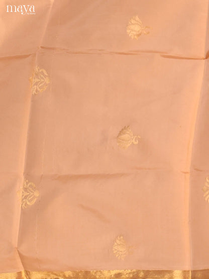 Dusty Brown & Teal -semi softsilk salwar Unstitch