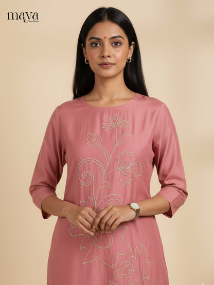 Pink-Readymade 2 Piece Co-ord Set