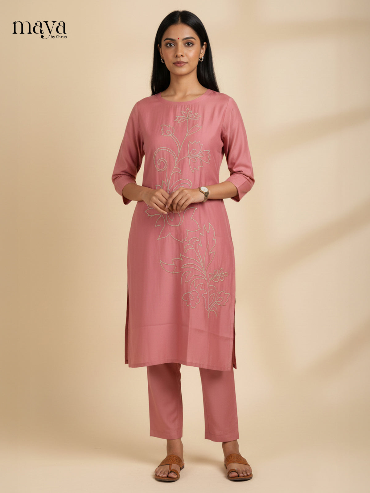 Pink-Readymade 2 Piece Co-ord Set