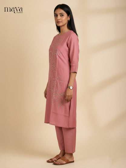 Pink-Readymade 2 Piece Co-ord Set