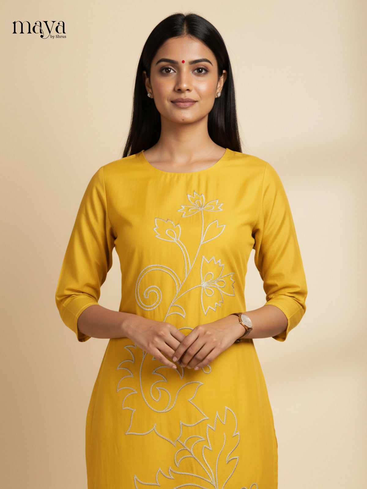 Yellow-Readymade 2 Piece Co-ord Set