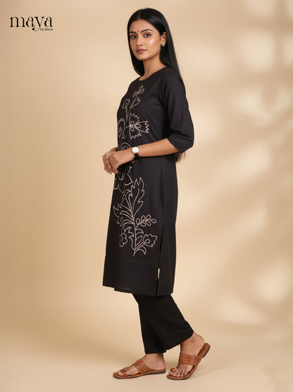 Black -Readymade 2 Piece Co-ord Set