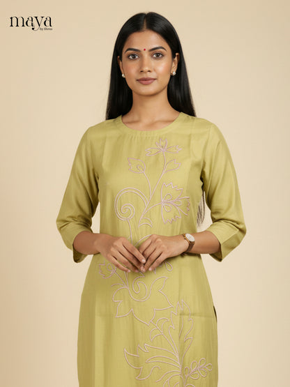Chutney Green-Readymade 2 Piece Co-ord Set