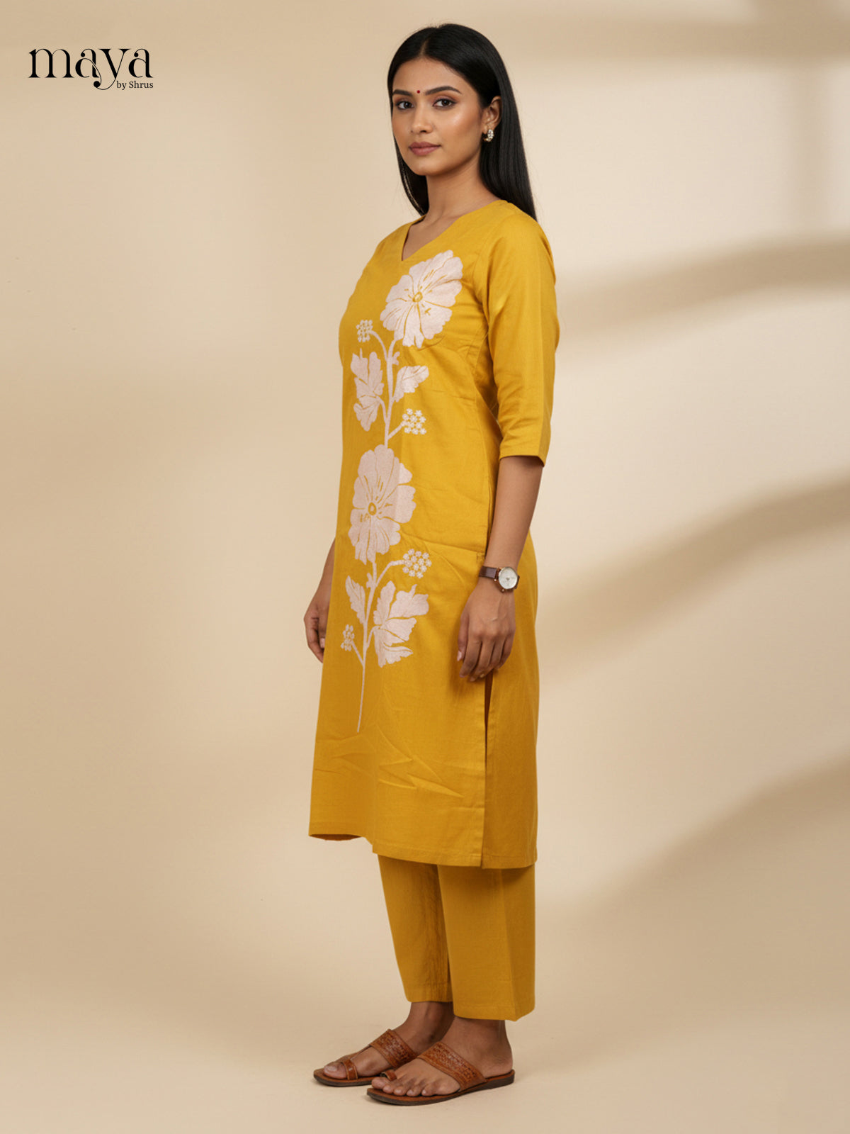 Mustard-Readymade 2 Piece Co-ord Set