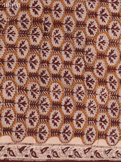 Brown & Maroon -Cotton salwar