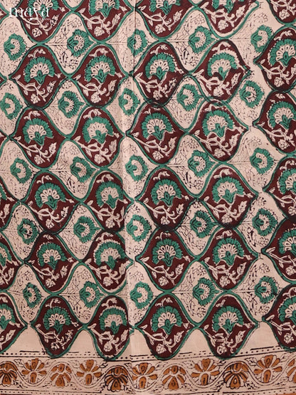 Cream & Green -Cotton salwar