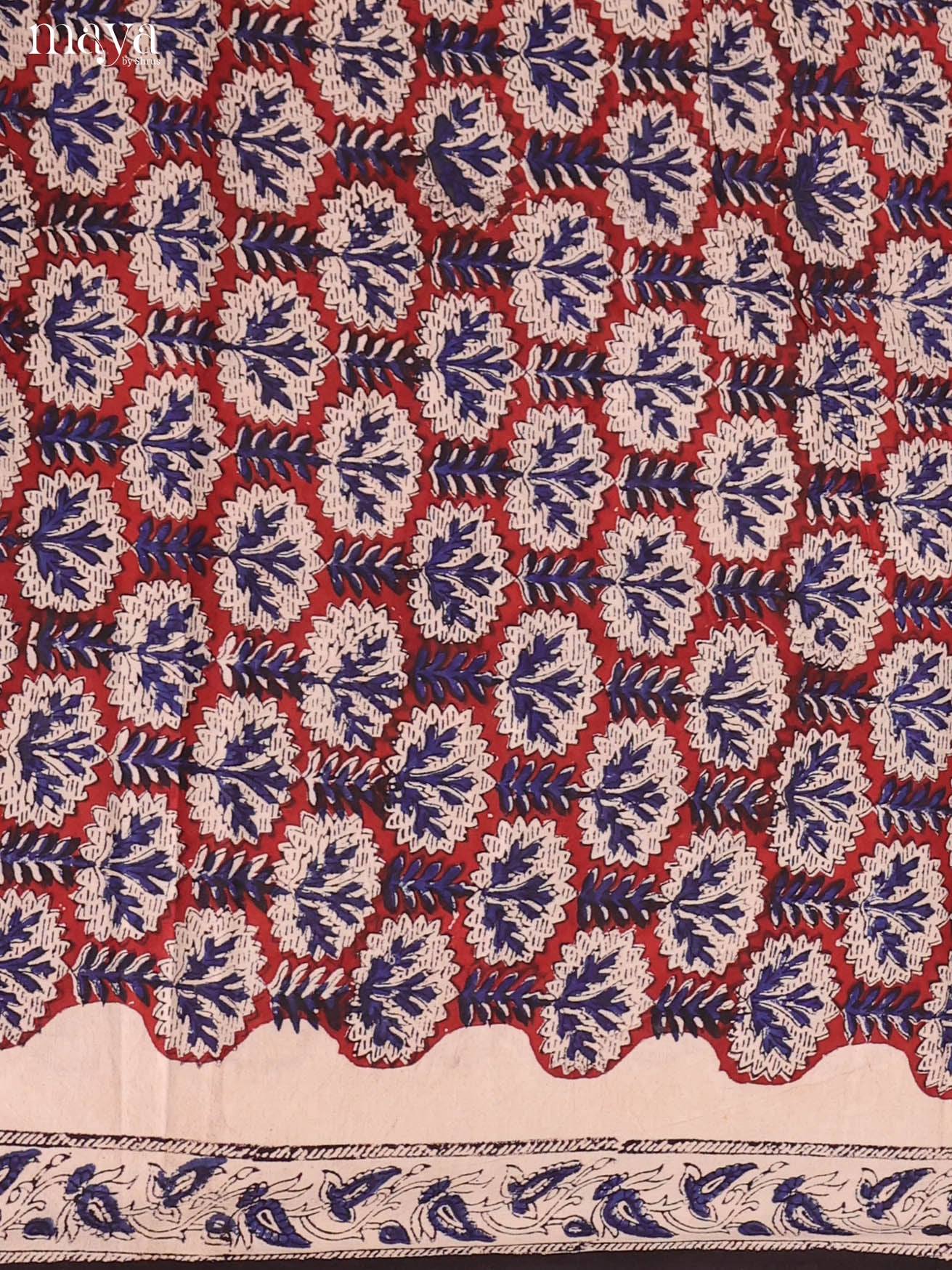 Maroon & Black -Cotton salwar