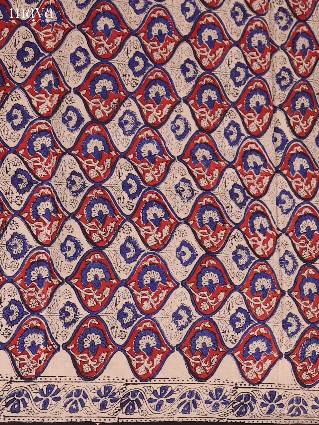 Cream & Black -Cotton salwar