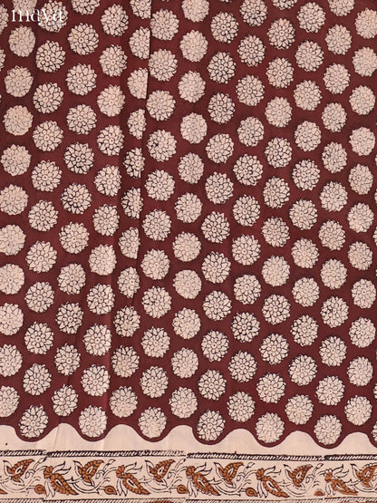 Brown & Light Brown -Cotton salwar