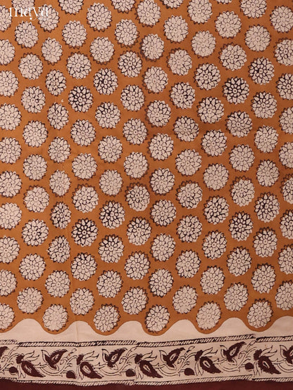 Mustard & Brown -Cotton salwar