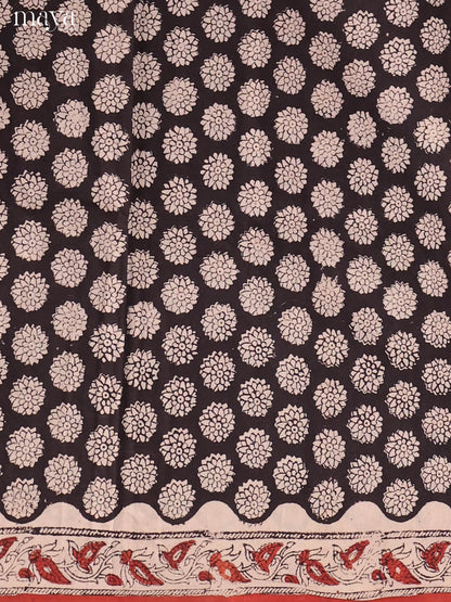 Black  & Red -Cotton salwar