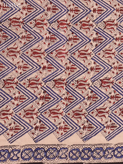 Cream & Black-Cotton salwar