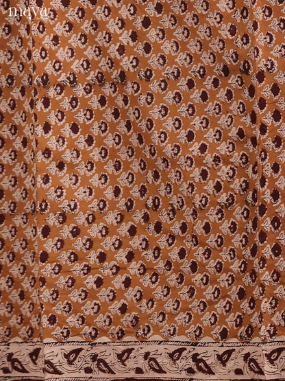 Mustard & Brown-Cotton salwar