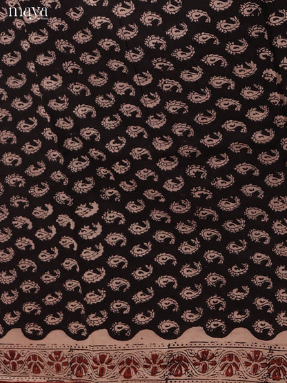 Black & Red-Cotton salwar