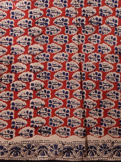 Red & Black-Cotton salwar