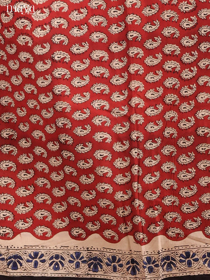 Maroon & Black-Cotton salwar