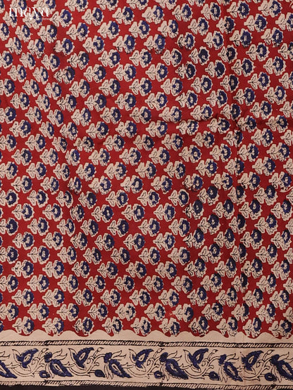 Maroon & Black-Cotton salwar