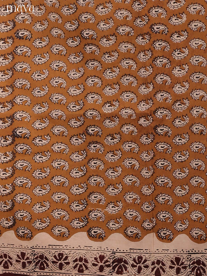 Light Brown & Brown -Cotton salwar