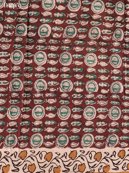 Brown & Light Brown -Cotton salwar