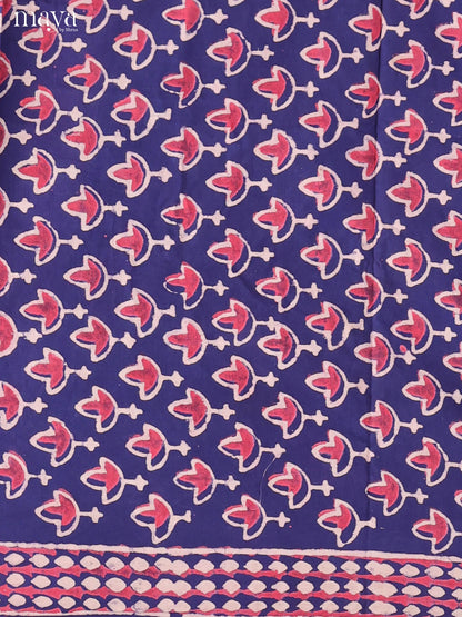 Blue & Pink -Cotton salwar