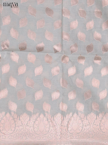 MDJ25076-Semi Tussar Salwar Unstitch