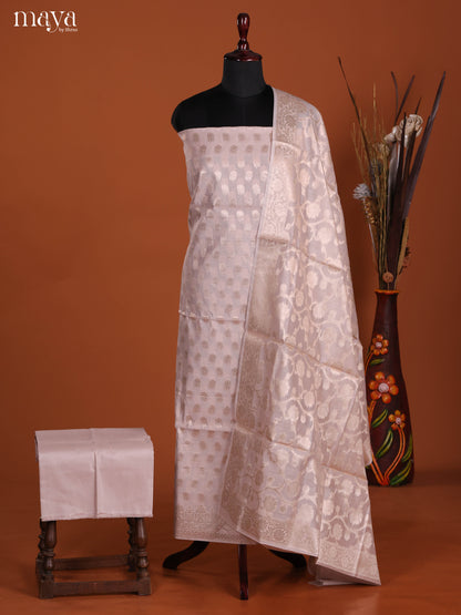 MDJ25081-Semi Tussar Salwar Unstitch