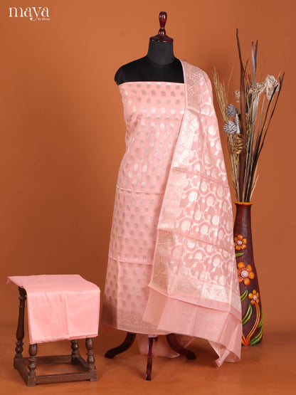 MDJ25083-Semi Tussar Salwar Unstitch