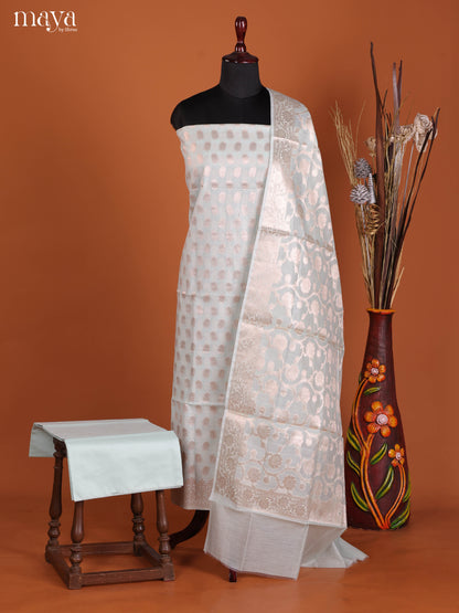 MDJ25085-Semi Tussar Salwar Unstitch