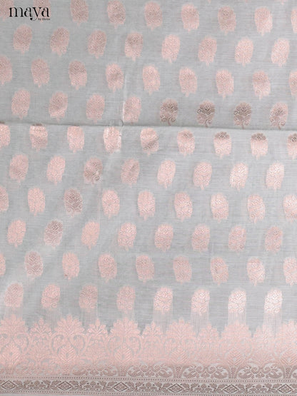 MDJ25085-Semi Tussar Salwar Unstitch