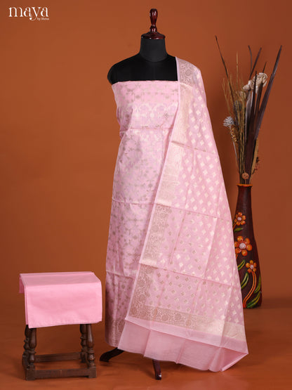 MDJ25089-Semi Tussar Salwar Unstitch