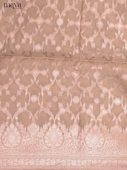 MDJ25090-Semi Tussar Salwar Unstitch