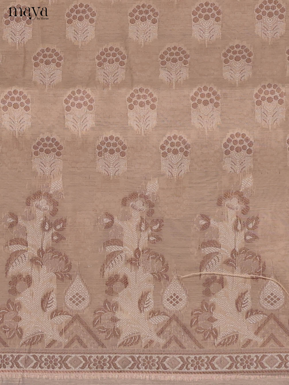 MDJ25095-Semi Tussar Salwar Unstitch