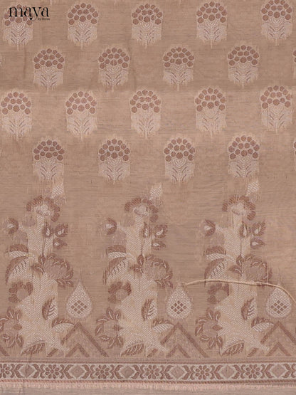 MDJ25095-Semi Tussar Salwar Unstitch