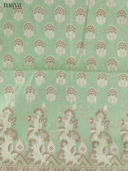 MDJ25096-Semi Tussar Salwar Unstitch