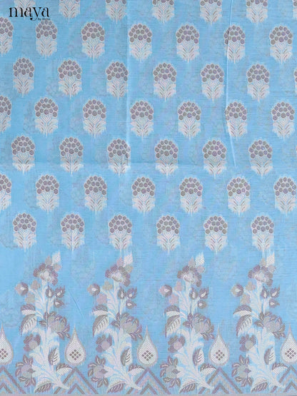 MDJ25097-Semi Tussar Salwar Unstitch