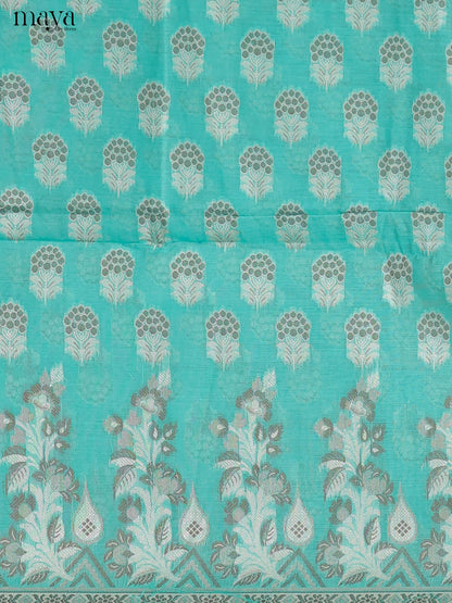 MDJ25099-Semi Tussar Salwar Unstitch