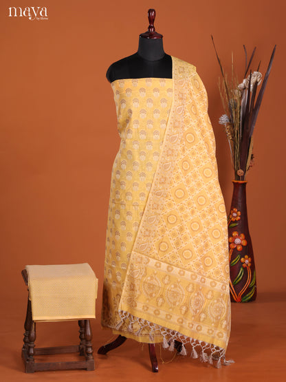 MDJ25101-Semi Tussar Salwar Unstitch