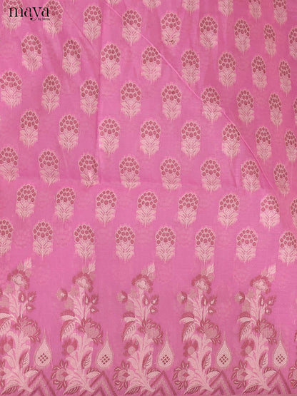 MDJ25102-Semi Tussar Salwar Unstitch