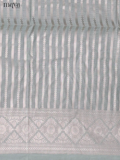 MDJ25106-Semi Tussar Salwar Unstitch