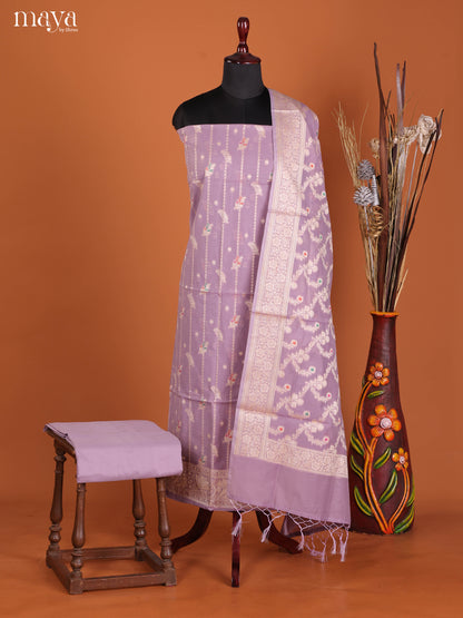 MDJ25109-Semi Tussar Salwar Unstitch