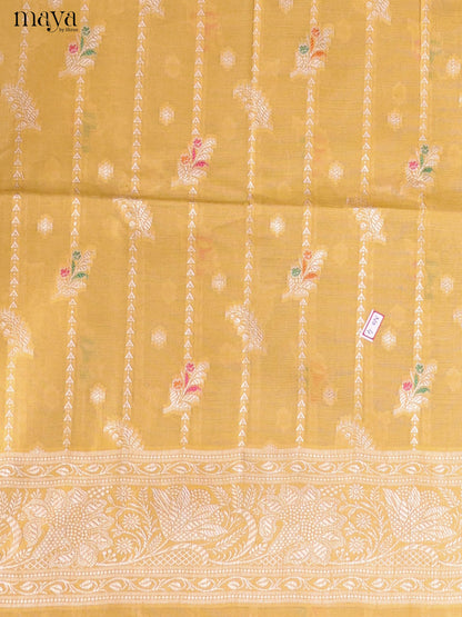 MDJ25112-Semi Tussar Salwar Unstitch