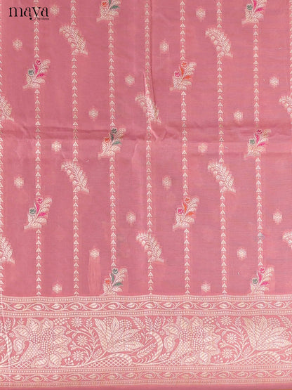 MDJ25114-Semi Tussar Salwar Unstitch