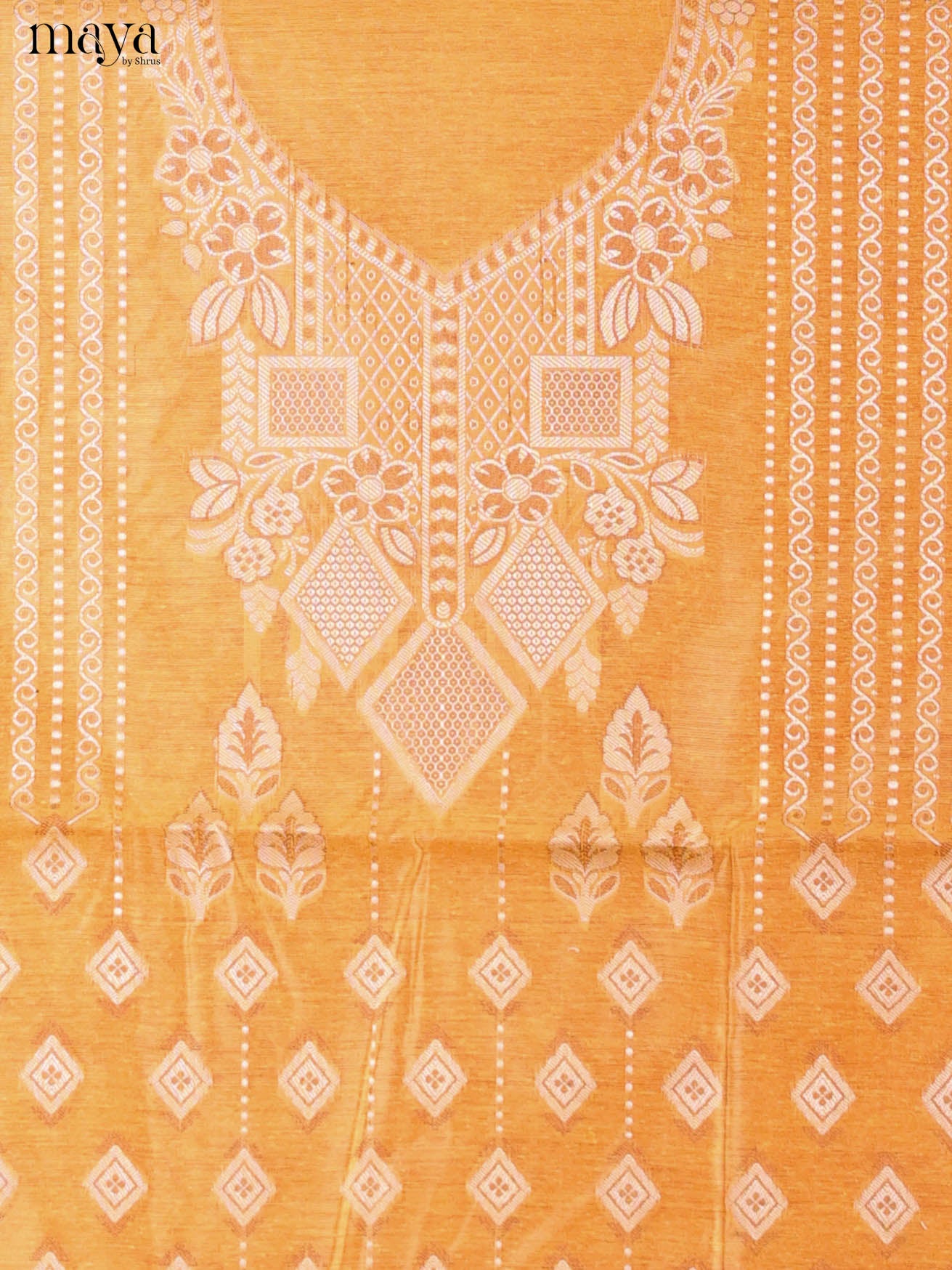 MDJ25115-Semi Tussar Salwar Unstitch