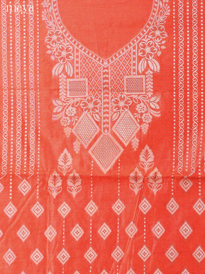 MDJ25116-Semi Tussar Salwar Unstitch