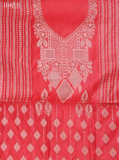 MDJ25117-Semi Tussar Salwar Unstitch
