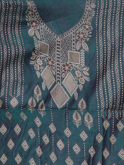 MDJ25123-Semi Tussar Salwar Unstitch