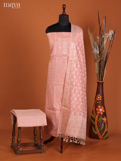 MDJ25127-Semi Tussar Salwar Unstitch